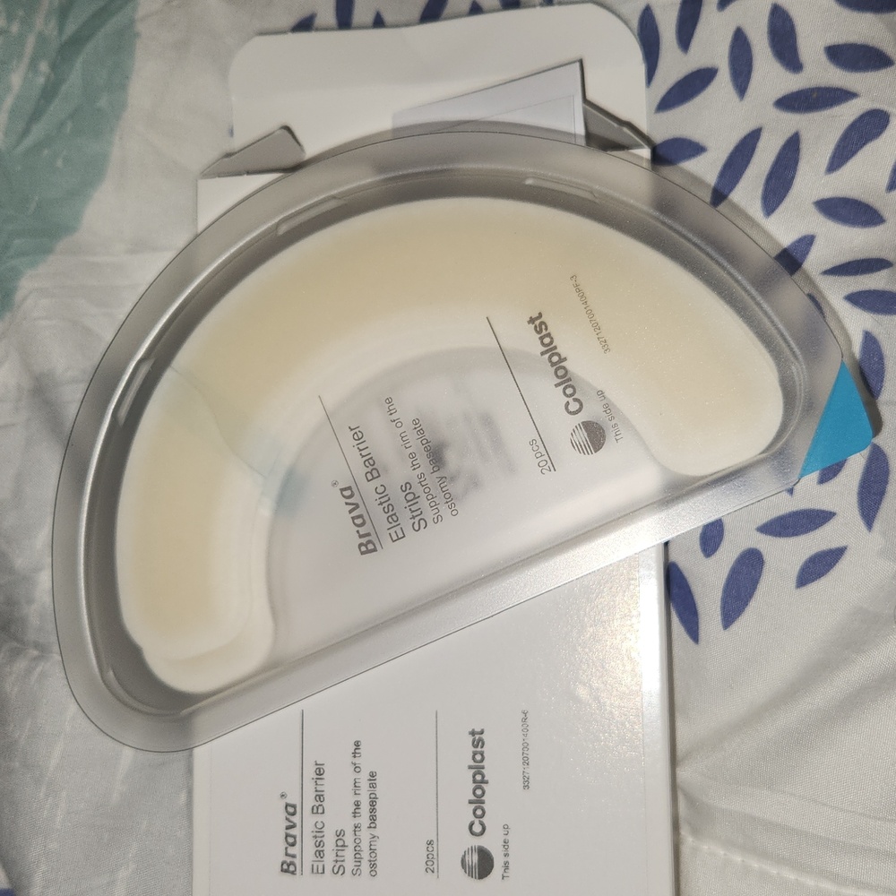 Brava Elastic Barrier Strips NEW Coloplast Urostomy Colostomy 20 pcs 1 Box